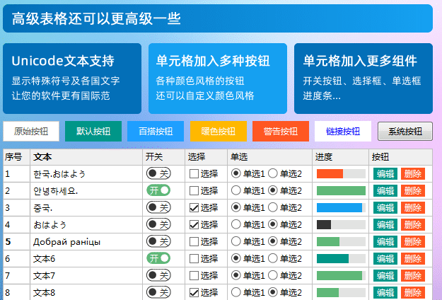 高级表格支持库 3.0#4版 - 20200725